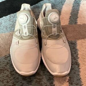 Puma Women’s Golf White and Silver Shoes